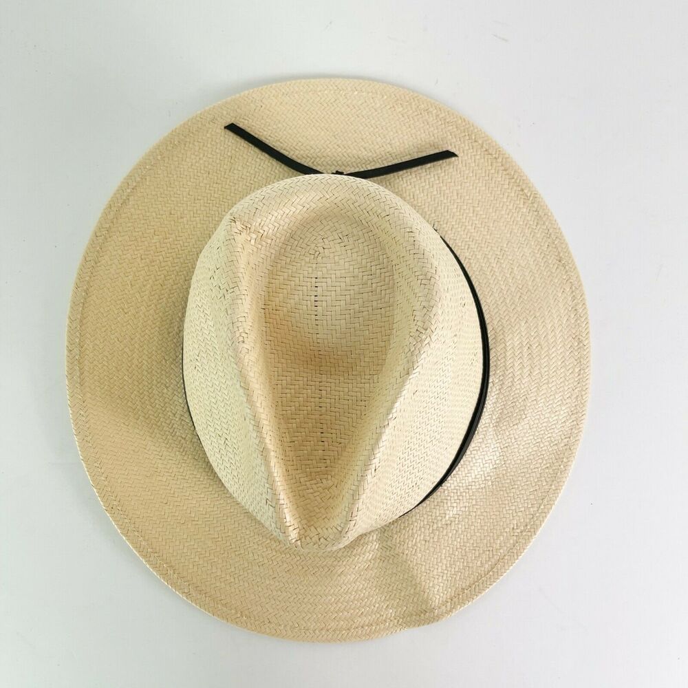Brixon NWT Women's Ivory Pacific Fedora Straw Hat Size S - Picture 6 of 11